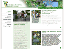Tablet Screenshot of kleingarten-bawue.de